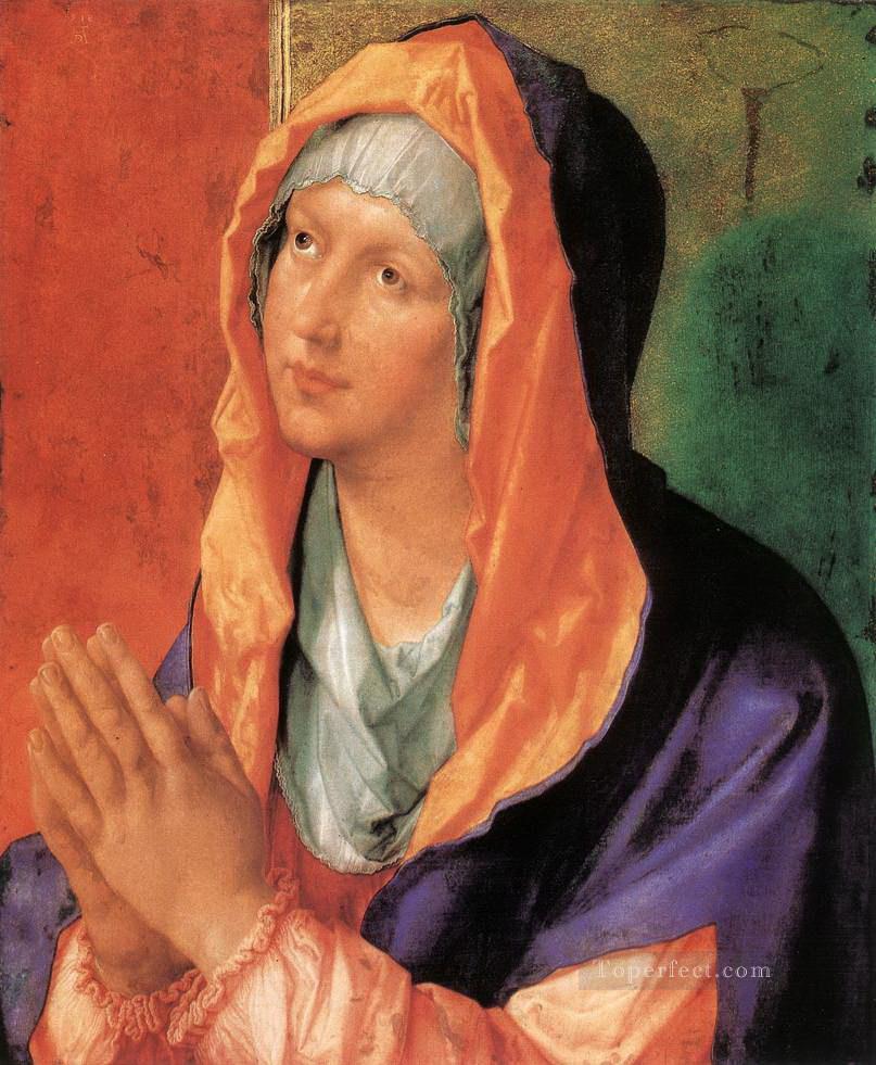 The Virgin Mary in Prayer Albrecht Durer Oil Paintings